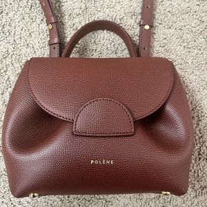 Polene No. 1 nano bag in Cognac /EUC/Offers Welcome